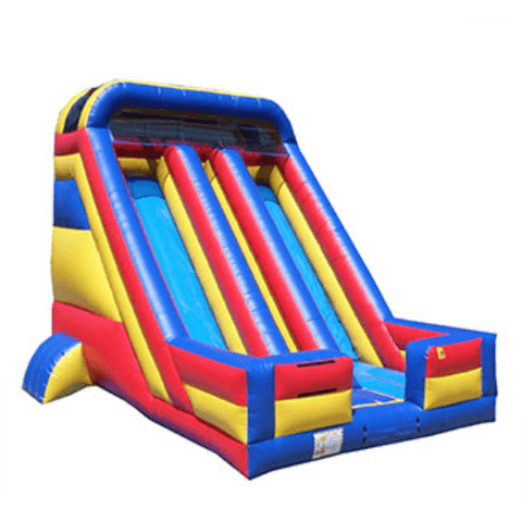 20′ INFLATABLE DOUBLE LANE SLIDE by Ultimate Jumpers SKU: S067