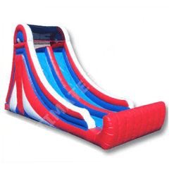 Ultimate Jumpers Water Slides 20′ INFLATABLE PATRIOTIC DOUBLE LANE CLIMBER SLIDE by Ultimate Jumpers S064