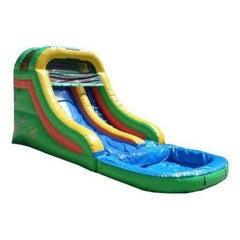 14′ INFLATABLE SINGLE LANE WATER SLIDE by Ultimate Jumpers