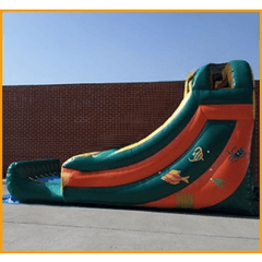 14′H Inflatable Wet And Dry Slide by Ultimate Jumpers