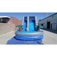14′H Tropical Water Slide by Ultimate Jumpers