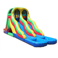 Ultimate Jumpers Waterslide 18′ INFLATABLE DOUBLE LOAD DUAL SLIDE by Ultimate Jumpers W111 18′ INFLATABLE DOUBLE LOAD DUAL SLIDE by Ultimate Jumpers SKU# W111