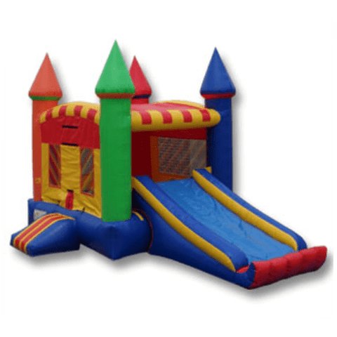 Ultimate Jumpers WET N DRY COMBOS 13' INFLATABLE 2 IN 1 MULTICOLOR CASTLE COMBO by Ultimate Jumpers C088 13' INFLATABLE 2 IN 1 MULTICOLOR CASTLE COMBO by Ultimate Jumpers C088