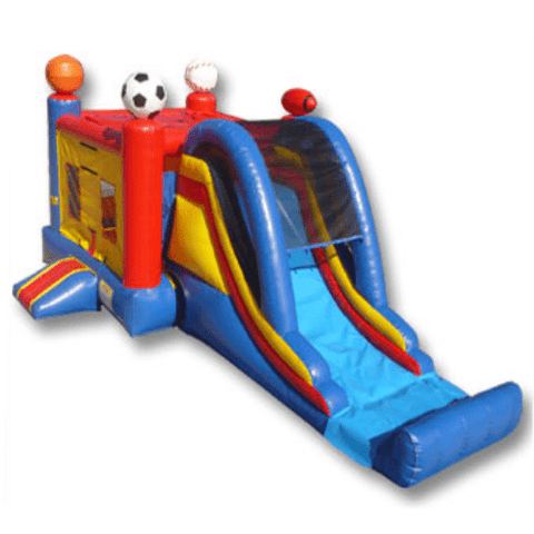 Ultimate Jumpers WET N DRY COMBOS 13' INFLATABLE 3 IN 1 SPORTS COMBO by Ultimate Jumpers C068 13' INFLATABLE 3 IN 1 SPORTS COMBO by Ultimate Jumpers SKU# C068