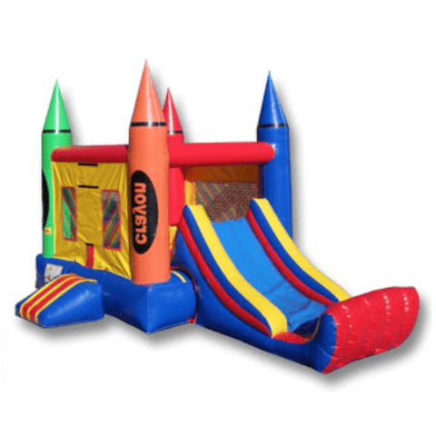 Ultimate Jumpers WET N DRY COMBOS 13' INFLATABLE MINI CRAYON COMBO by Ultimate Jumpers C078 13' INFLATABLE MINI CRAYON COMBO by Ultimate Jumpers SKU# C078