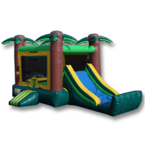 Ultimate Jumpers WET N DRY COMBOS 13' INFLATABLE MINI TROPICAL BOUNCER COMBO by Ultimate Jumpers C080 13' INFLATABLE MINI TROPICAL BOUNCER COMBO Ultimate Jumpers SKU# C080