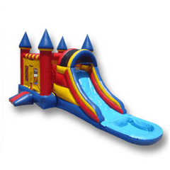 Ultimate Jumpers WET N DRY COMBOS 15' 3 IN 1 WET/DRY BRIGHT CASTLE COMBO by Ultimate Jumpers C019 15' 3 IN 1 WET/DRY BRIGHT CASTLE COMBO by Ultimate Jumpers SKU# C019