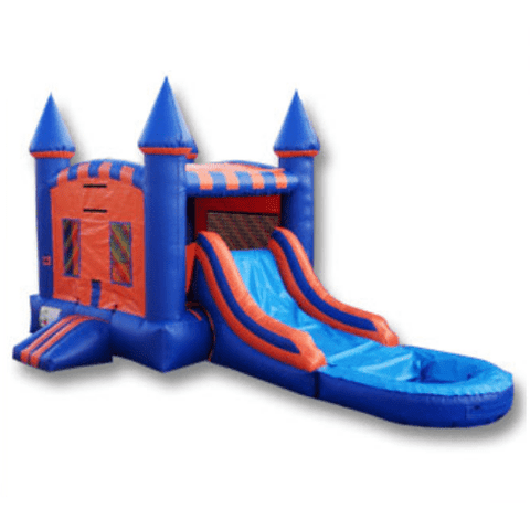Ultimate Jumpers WET N DRY COMBOS 15' INFLATABLE WET DRY BOUNCER AND SLIDE COMBO by Ultimate Jumpers C106