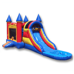 Ultimate Jumpers WET N DRY COMBOS 34'L 15'H 3 in 1 Wet Dry Arch Castle Slide Combo by Ultimate Jumpers C089 34'L 15'H 3 in 1 Wet Dry Arch Castle Slide Combo Ultimate Jumpers C089