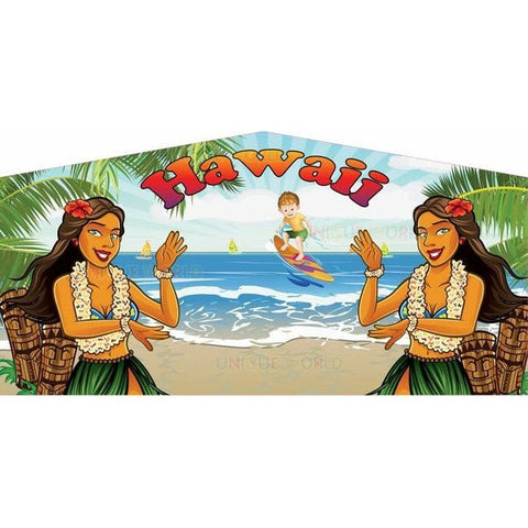 Unique World Banners Hawaii Bounce House Banner by Unique World 781880225034 B1024-A Hawaii Bounce House Banner by Unique World SKU# B1024-A	
