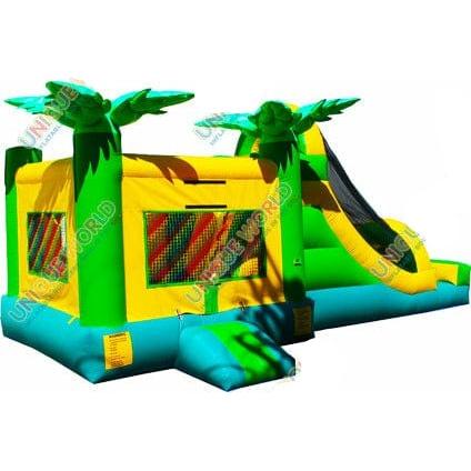 Unique World Inflatable Bouncers 12'H Palm Tree Combo Jumper by Unique World 12'H Palm Tree Combo Jumper by Unique World SKU# 3007D/ 3007D-POOL