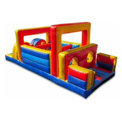 12'H Rainbow Inflatable Obstacle Course by Unique World