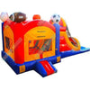Image of 14'H 5 In 1 Sport Bouncer And Wet Dry Slide Combo by Unique World SKU# 3002P