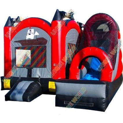 14'H Pirate Bounce House Slide Combo by Unique World SKU# 3040D