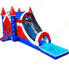 Image of Unique World Inflatable Bouncers 15'H All American Wet Dry Combo Moonwalk by Unique World 781880209652 3013P-Unique World 15'H All American Wet Dry Combo Moonwalk by Unique World SKU# 3013P