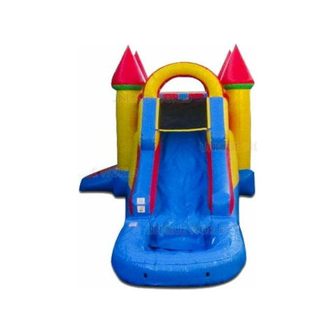 Unique World Inflatable Bouncers 15'H Bright Wet n Dry Compact Castle Combo Jump House by Unique World 781880230014 MC026P 15'H Bright Wet n Dry Compact Castle Combo Jump House by Unique World SKU# MC026P