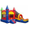 Image of Unique World Inflatable Bouncers 15'H Castle Dry Slide Combo Moon Jump by Unique World 15'H Castle Dry Slide Combo Moon Jump SKU# 3022D/ 3022D-POOL