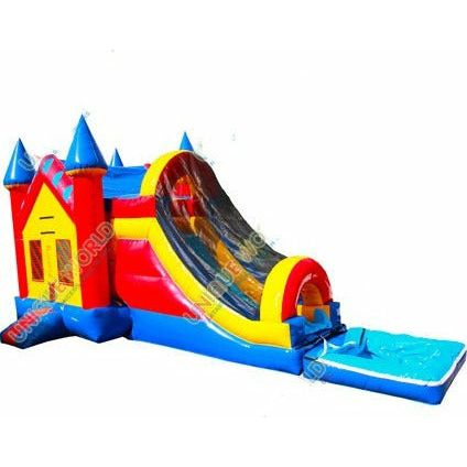 15'H Castle Jumper Wet Dry Slide Combo by Unique World SKU# 3012P