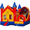 Image of Unique World Inflatable Bouncers 15'H Castle Moonwalk And Slide Combo by Unique World 15'H Castle Moonwalk And Slide Combo SKU# 3023D/ 3023D-POOL