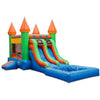 Image of Unique World Inflatable Bouncers 15'H Double Lane Slide Castle Combo with Pool by Unique World 3078P 15'H Double Lane Slide Castle Combo with Pool SKU# 3078P