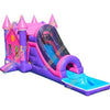 Image of Unique World Inflatable Bouncers 15'H Pink Princess Castle Combo Bouncer by Unique World 3026P 15'H Pink Princess Castle Combo Bouncer by Unique World SKU# 3026P