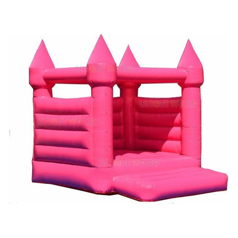 Unique World Inflatable Bouncers 15'H Pink Wedding Bounce House by Unique World 781880250098 1205 15'H Pink Wedding Bounce House SKU# 1205