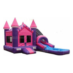 Unique World Inflatable Bouncers 15'H Pretty In Pink Wet Dry Castle Combo by Unique World 781880230397 3042P 15'H Pretty In Pink Wet Dry Castle Combo by Unique World SKU# 3042P