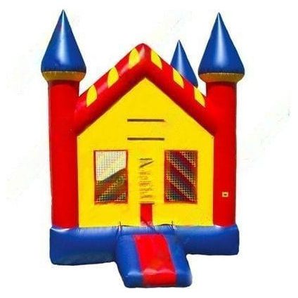Unique World Inflatable Bouncers 15'H Rainbow A Frame Bounce House by Unique World 781880209577 1018-Unique World 15'H Rainbow A Frame Bounce House by Unique World SKU# 1018