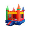 Image of Unique World Inflatable Bouncers 15'H Rainbow Flat Roof Inflatable Bouncer by Unique World 781880242444 1019 15'H Rainbow Flat Roof Inflatable Bouncer Unique World World SKU# 1019