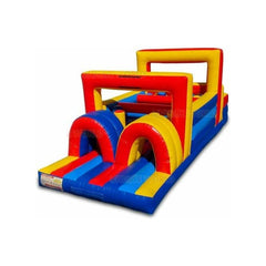 17'H Rainbow Obstacle Course And Slide by Unique World