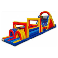 Unique World Inflatable Bouncers 17'H Rainbow Obstacle Course And Slide by Unique World 4005D 17'H Rainbow Obstacle Course And Slide by Unique World SKU# 4005D