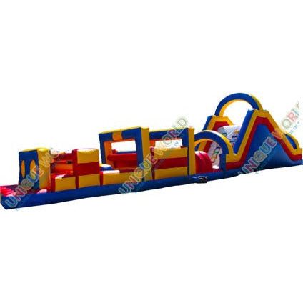18'H Giant Obstacle Challenge And Slide by Unique World SKU# 4004D
