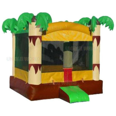 Unique World Inflatable Bouncers 9x9 Tiki Tree House Bounce by Unique World 781880208075 P1200-Unique World 9x9 Tropical Jump House Bouncer by Unique World  SKU#P1208