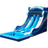 Image of Unique World Water Parks & Slides 18 Foot Front Load Water Slide With Pool by Unique World 2099 18 Foot Front Load Water Slide With Pool by Unique World SKU# 2099