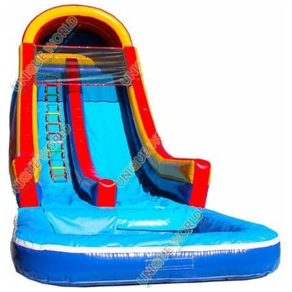 Unique World Water Parks & Slides 20'H Straight Drop Screamer Inflatable Water Slide by Unique World 781880230526 2050 20'H Straight Drop Screamer Inflatable Water Slide by Unique World SKU# 2050