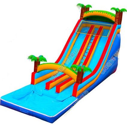 Unique World Water Parks & Slides 21'H Sky High Tree Flyer Double Lane Water Slide by Unique World 2103 21'H Sky High Tree Flyer Double Lane Water Slide SKU# 2103