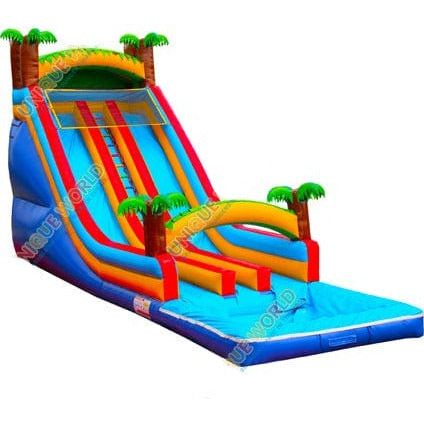 Unique World Water Parks & Slides 21'H Sky High Tree Flyer Double Lane Water Slide by Unique World 2103 21'H Sky High Tree Flyer Double Lane Water Slide SKU# 2103