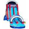 Image of Unique World Water Parks & Slides 22'H All American Double Lane Slide And Run N Splash by Unique World 781880236481 2095-2P 22'H All American Double Lane Slide And Run N Splash by Unique World SKU# 2095-2P