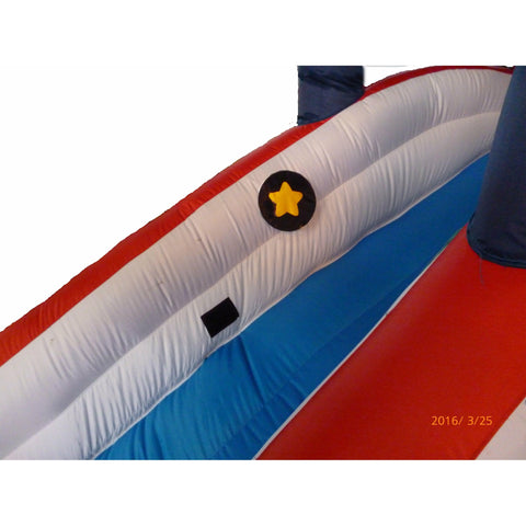 Wonderbounz Inflatable Bouncers Inflatable Slam Dunk Water Slide With Led Game by Wonderbounz 781880236733 WB-SL101