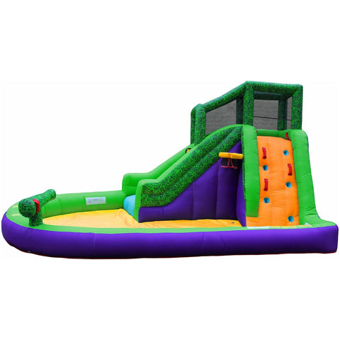 Wonderbounz Inflatable Bouncers Safari Splash Water Slide With Led Game by Wonderbounz 781880236740 WB-SS102