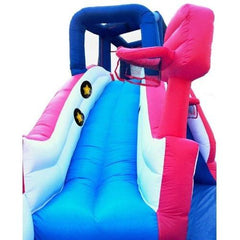 Inflatable Slam Dunk Water Slide With Led Game by Wonderbounz