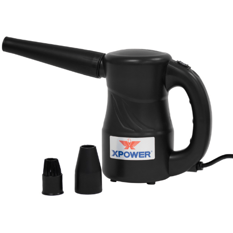 XPOWER Bounce Blowers & Accessories Black A-2S Cyber Duster Multipurpose Powered Air Duster, Blower by XPOWER 848025039090 A-2S-Black Black A-2S Cyber Duster Multipurpose Powered Air Duster, Blower XPOWER