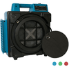 Image of XPOWER Bounce Blowers & Accessories Blue X-2480A Professional 3-Stage HEPA Mini Air Scrubber by XPOWER 848025051146 X-2480A-Blue