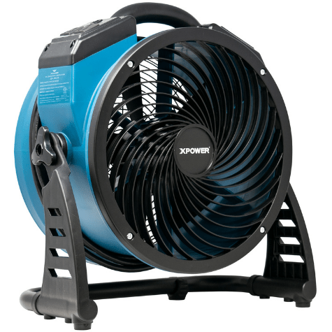 XPOWER Bounce Blowers & Accessories FC-250AD Pro 13” Brushless DC Motor Air Circulator Utility Fan with Power Outlets by XPOWER 848025041147 FC-250AD FC-250AD Pro 13” Brushless DC Motor Air Circulator Utility Fan 