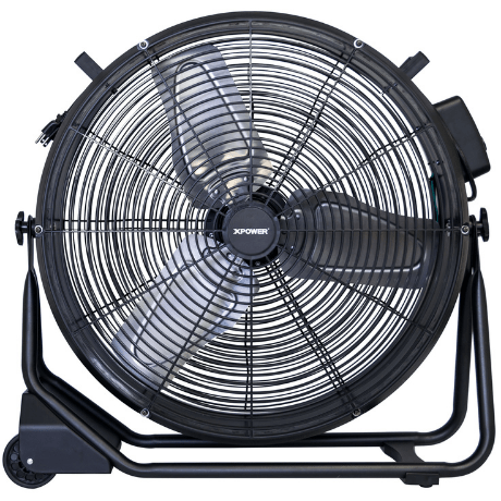 XPOWER Bounce Blowers & Accessories FD-630D Brushless DC Motor High Velocity 24” Drum Fan by XPOWER 848025041987 FD-630D