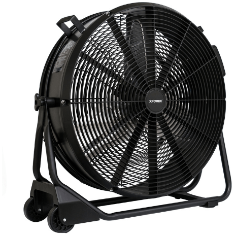 XPOWER Bounce Blowers & Accessories FD-630D Brushless DC Motor High Velocity 24” Drum Fan by XPOWER 848025041987 FD-630D