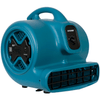 Image of XPOWER Bounce Blowers & Accessories P-600A 1/3 HP Large Industrial Floor Fan, Air Mover with Build-in Power Outlets by XPOWER 848025068014 P-600A 1/3 HP Large Industrial Floor Fan, Air Mover w/ Build-in Power Outlets