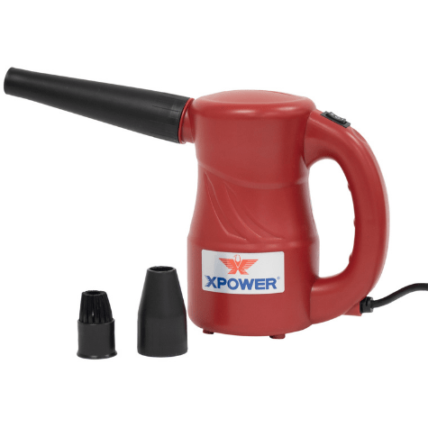 XPOWER Bounce Blowers & Accessories Red A-2S Cyber Duster Multipurpose Powered Air Duster, Blower by XPOWER 848025039106 A-2S-Red Red A-2S Cyber Duster Multipurpose Powered Air Duster Blower by XPOWER