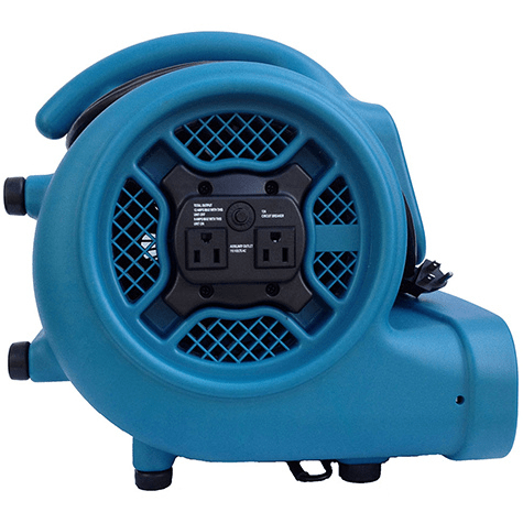 XPOWER Bounce Blowers & Accessories X-400A 1/4 HP Industrial Air Mover with Daisy Chain by XPOWER 848025042007 X-400A X-400A 1/4 HP Industrial Air Mover with Daisy Chain by XPOWER 