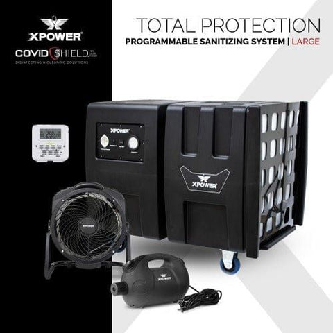 XPOWER Total Protection - Programmable Disinfecting & Sanitizing Solution (Large) by XPOWER
